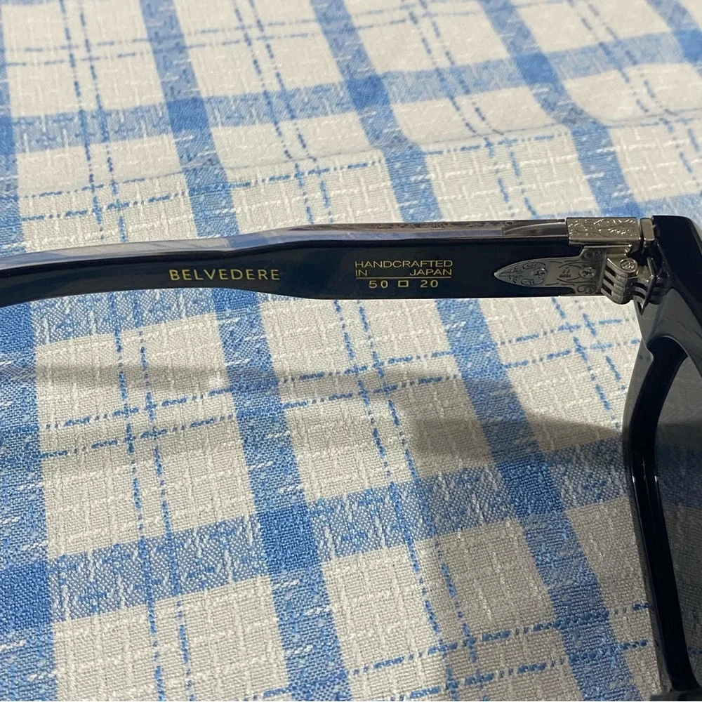 Jacques Marie Mage Black Square Sunglasses